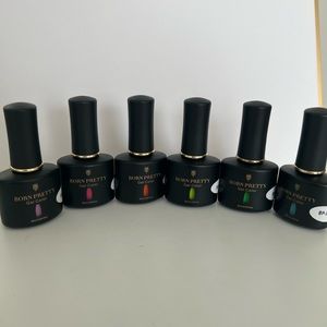 Born Pretty Neon Gel Nail Polish 6 Pieces